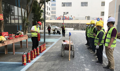 安全生產 | 華麗公司項目部開展消防應急演練活動
